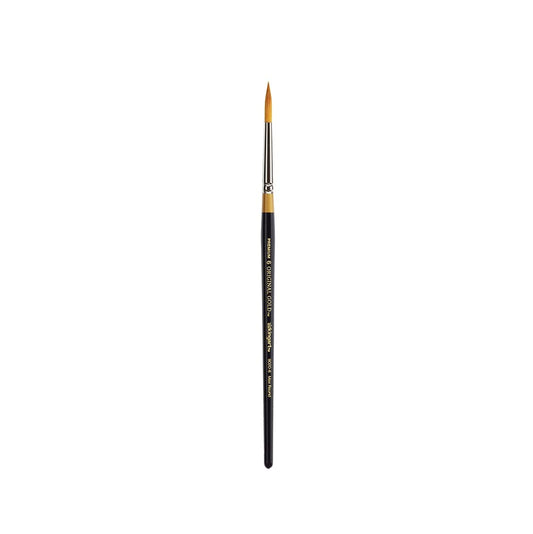KingArt Original Gold 9020 Series , Premium Artist Brush, Golden TAKLON MAX Round-Size: 6, 6