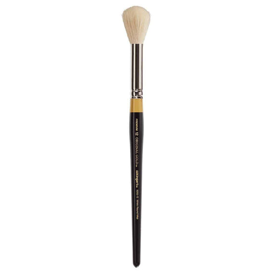 KINGART Original Gold Specialty 9265 Series, Round Mop Artist Brush, Super-Soft Natural (12)
