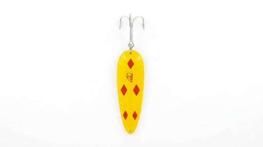 Original Dardevle Spoons (Yellow/Red Diamonds, 3/4 Ounce)