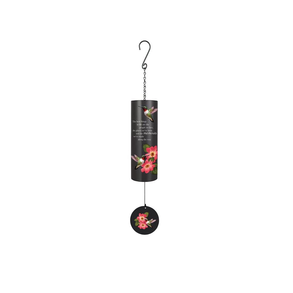 Carson Home 63776 Best Things Cylinder Sonnet Chime, 36-inch Length, Powder Coated Steel and Metal