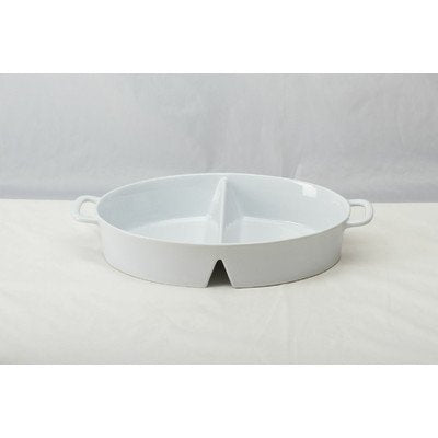 2 Section Divided Baking Dish