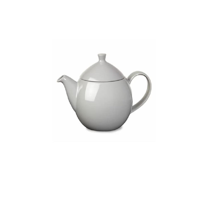 Forlife New Dew Teapot with Basket Infuser 14 ounce, 6.38-inch Length, Gray