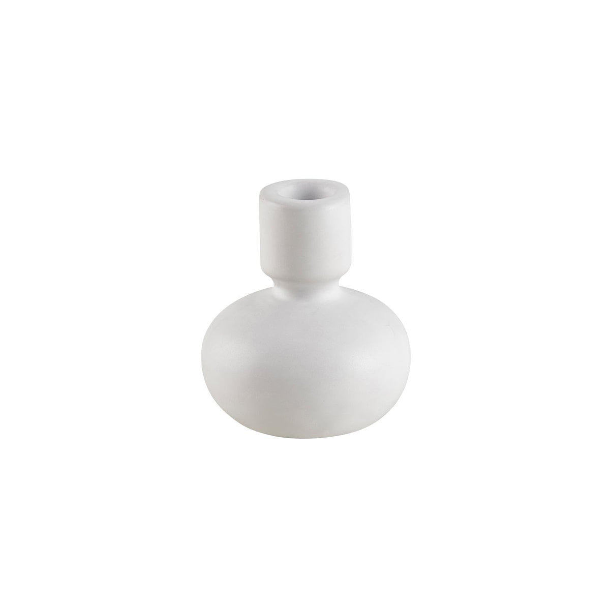 47th & Main Candle Holder, Large, White