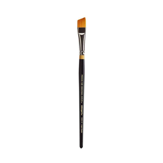 KingArt Original Gold 9400 Series , Premium Artist Brush, Golden TAKLON Angular Shader-Size: 1/2