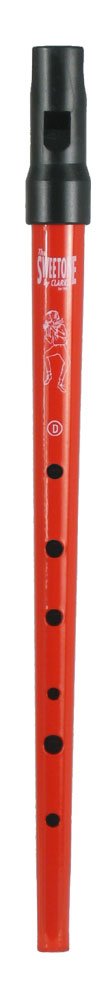 Hall Crystal Flutes Clarke Tinwhistle Sweetone D Whistle - Red