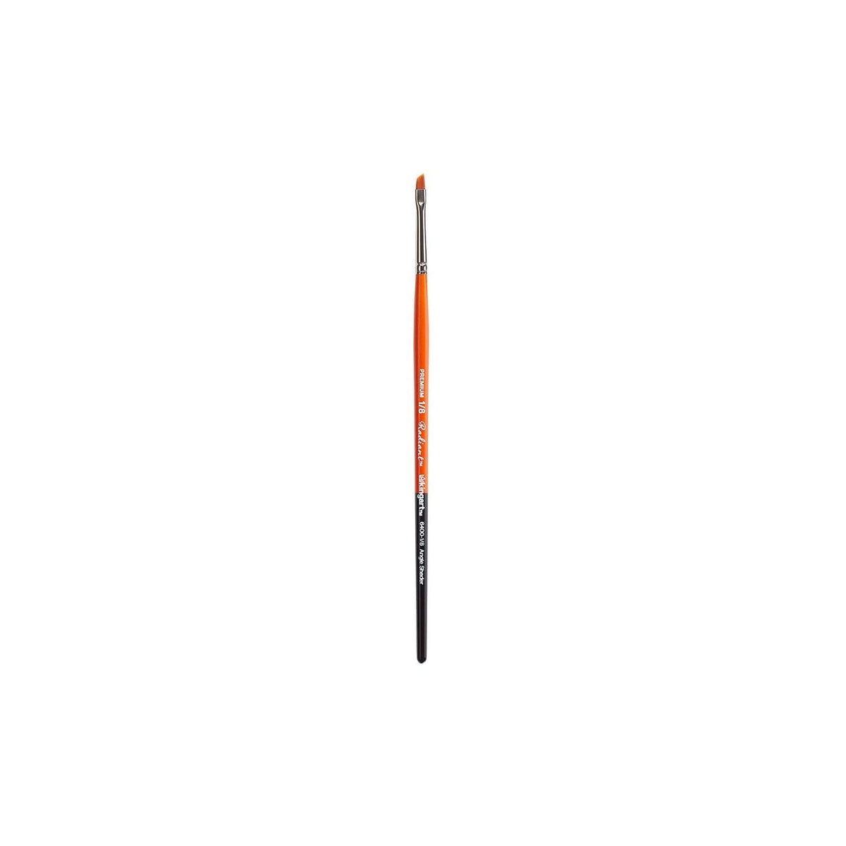 KINGART Paint Brush, 1/8, Orange & Black