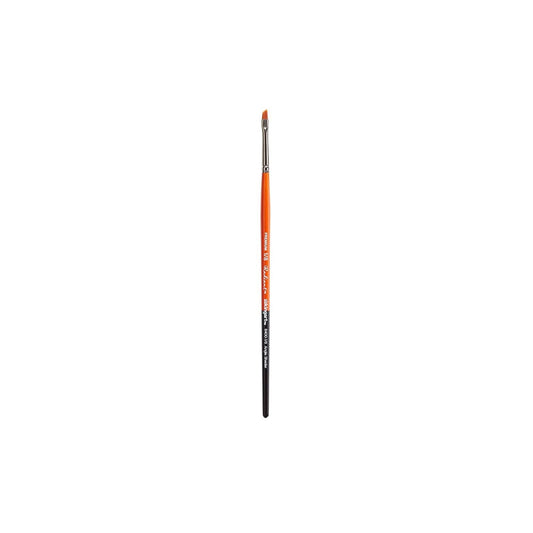 KINGART Paint Brush, 1/8, Orange & Black