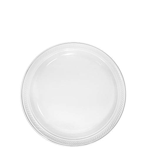 Big Party Pack Clear Plastic Plates | 7" | Pack of 50 | Party Supply