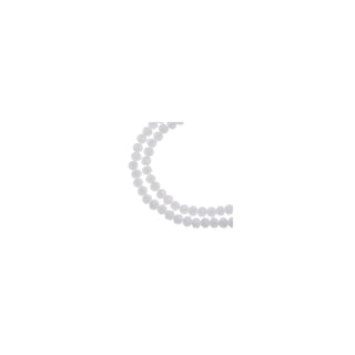 John Bead Craft Bead, 3mm x 4mm, Opaque White Matt