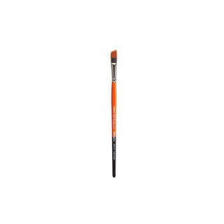 KINGART Paint Brush, 3/8, Orange & Black