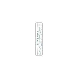 Lizton Sign Shop Decorative Signage, b) 4 x 18 Inches, White