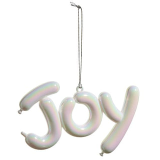 RAZ Imports Hanging Ornament, White