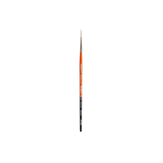 KINGART Paint Brush, 18/0 (Single), Black,orange