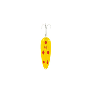 Dardevle Fishing Hook, 3/4 oz. - 2 7/8" x 1 3/16", Five of Diamonds