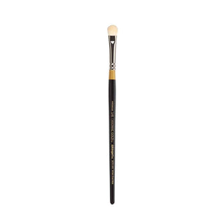 KINGART Original Gold Specialty 9270 Series, Oval Mop Brush, Super-Soft Natural (3/8)