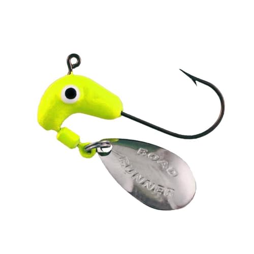 Blakemore TTI Fishing Co Road Runner Bulk Head Hook (Chartreuse, 1/16-Ounce)