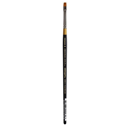 KINGART Original Gold Premium Artist Brush, Golden TAKLON Chisel Blender