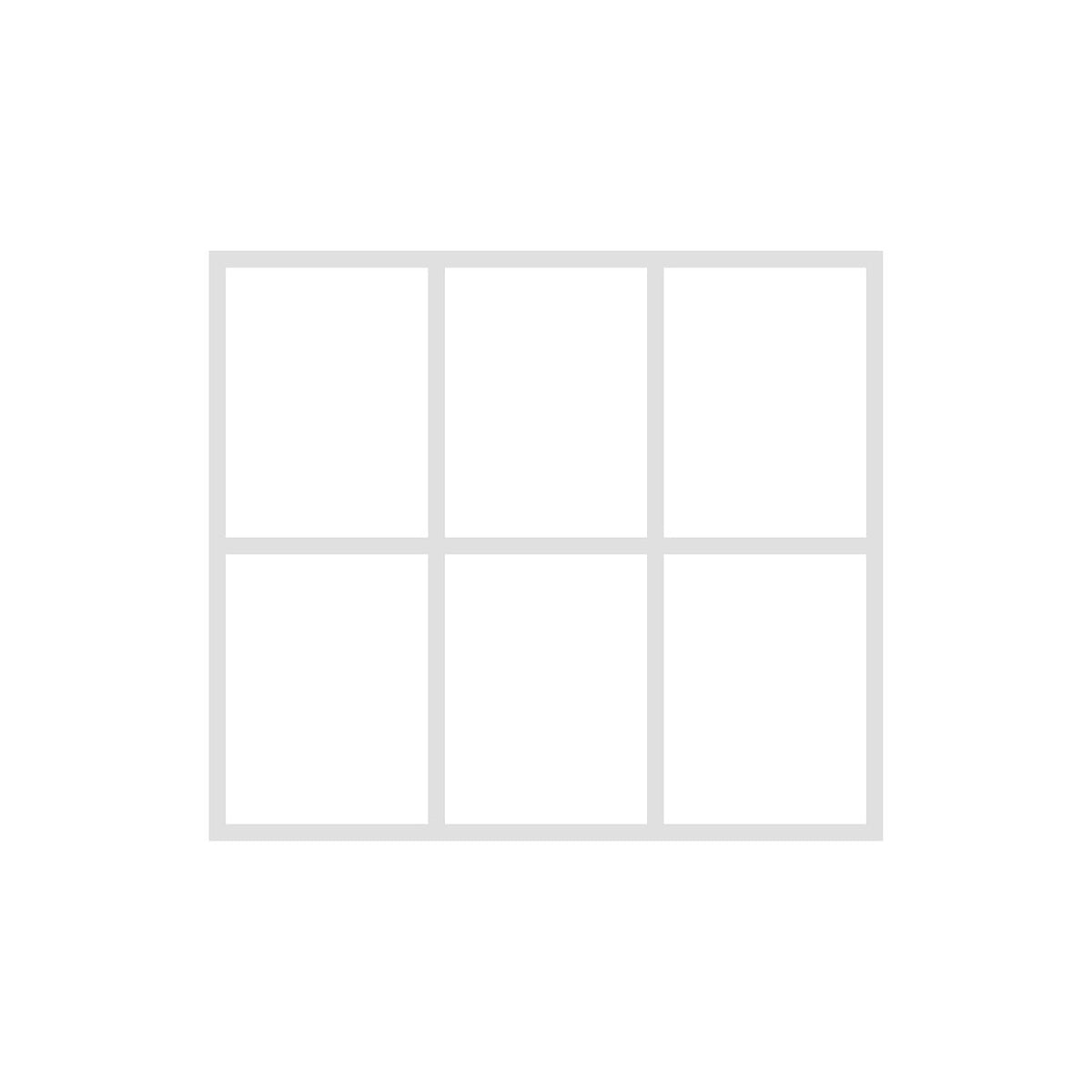 Simple Stories Template Stencil, 6-3"X4", White