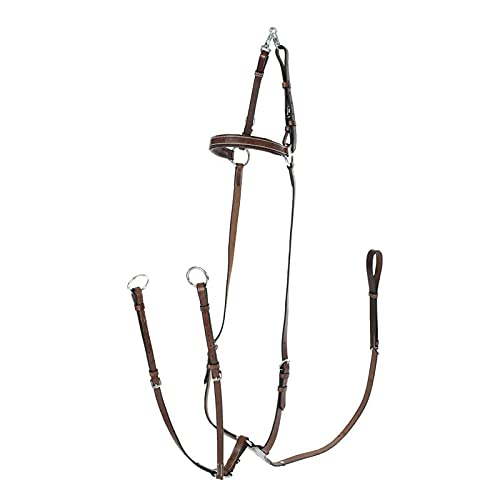 HORZE Adjustable Hunting Breastplate - Tan - Cob