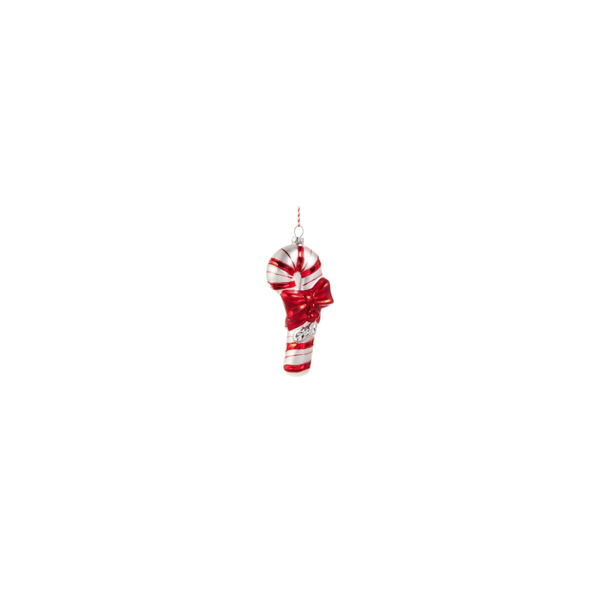 RAZ Imports Hanging Ornament, 5.75-Inch, Red, White