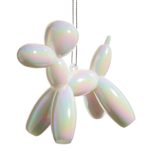 RAZ Imports Hanging Ornament, 3.75-Inch, White - Pearl