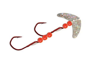 Mack's Lure Fishing Hook, #1/0, Silver Sparkle