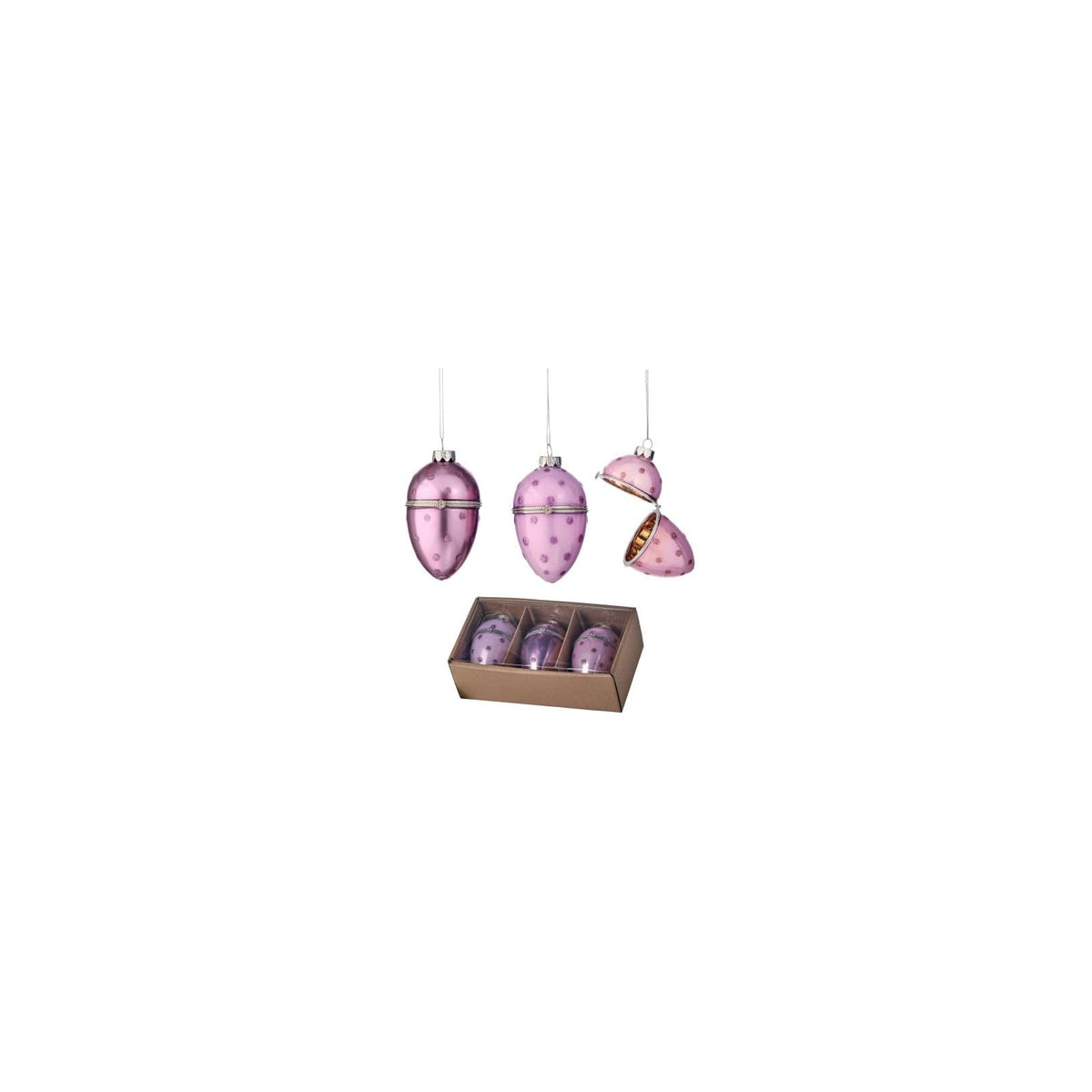 Regency International Hanging Ornament, 4-inch, Lavender