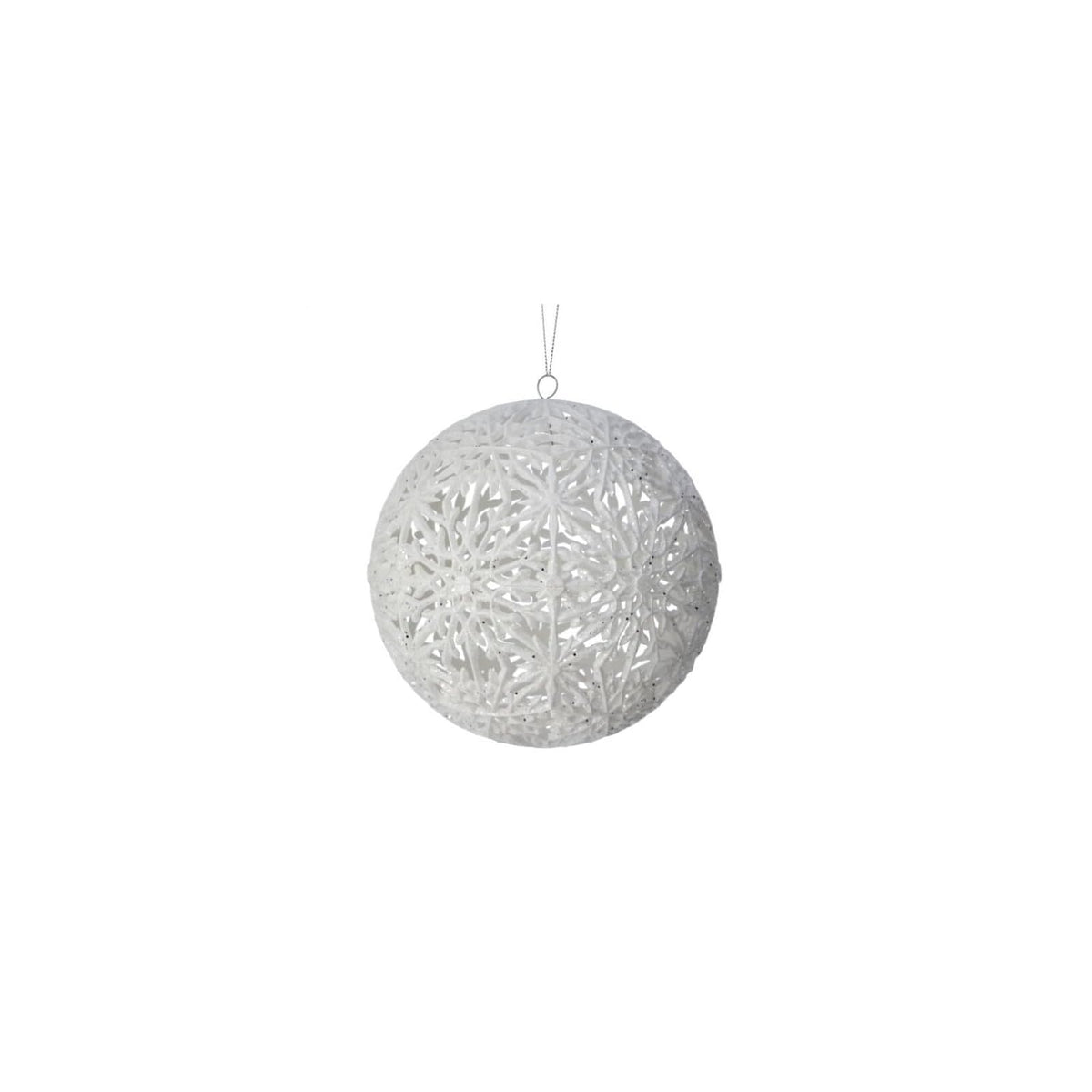 Regency International Hanging Ornament, 6-inch, White