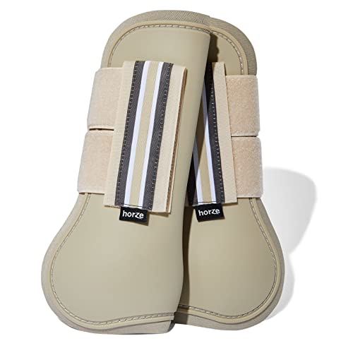 HORZE Adepto Tendon Boots - Safari Brown - Pony