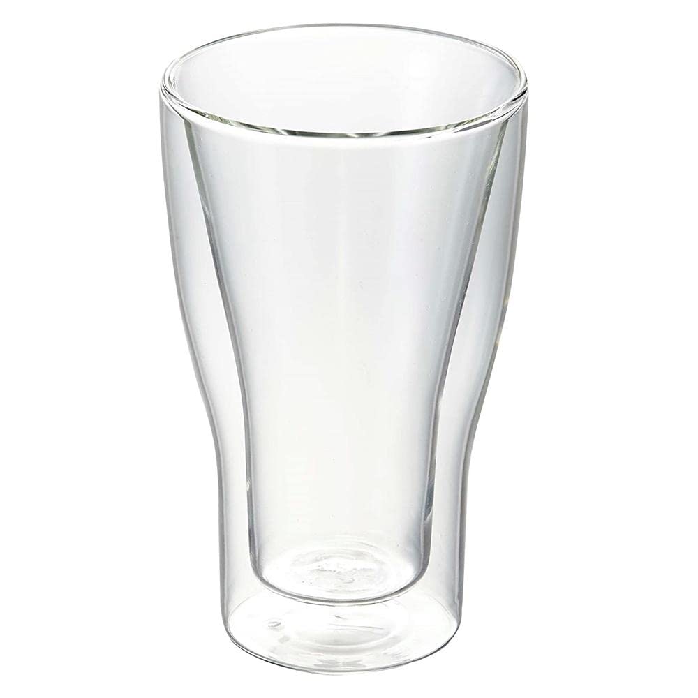Luigi Bormioli Rocco Thermic 11.5 oz Macchiato Double-Wall Latte Glasses, Set of 2, Clear