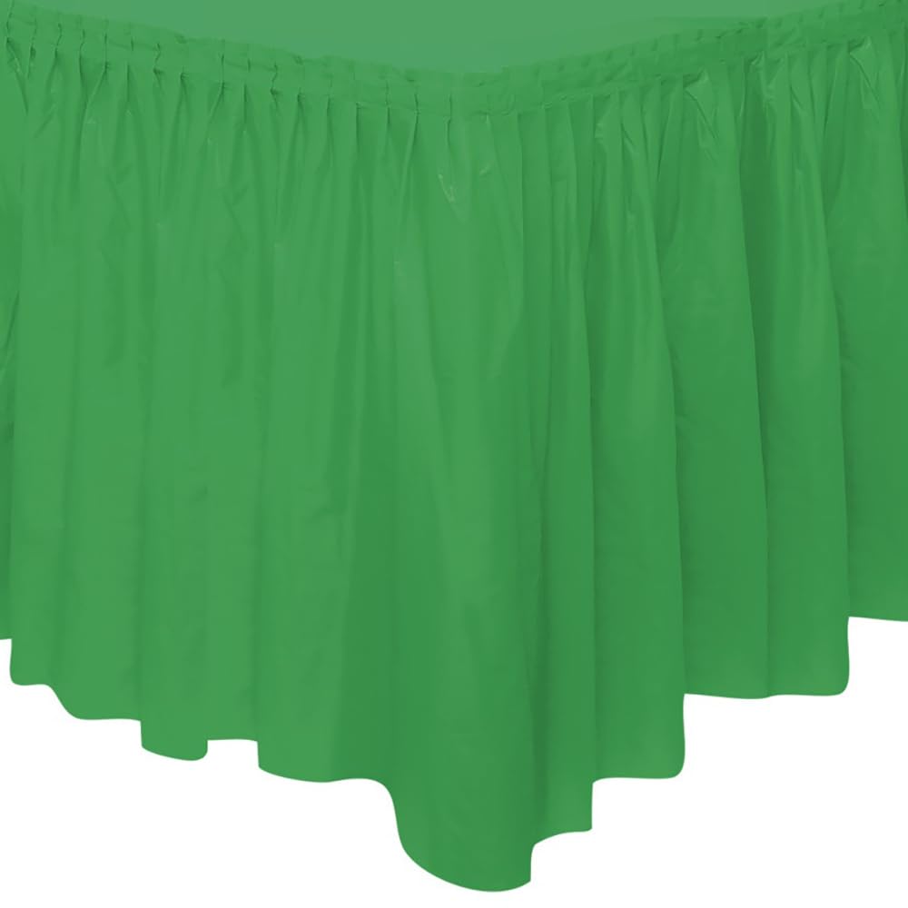 Unique Tablecloth, 1" x 11.4" (Rectangular), Emerald Green