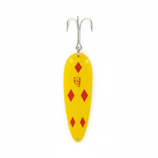 Original Dardevle Spoons (Yellow/Red Diamonds, 2/5 Ounce)