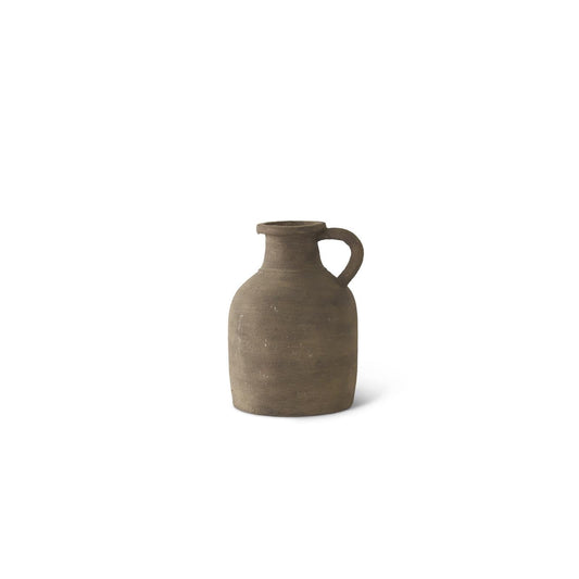 K&K Interiors Vase, 12.75-Inch, Tan