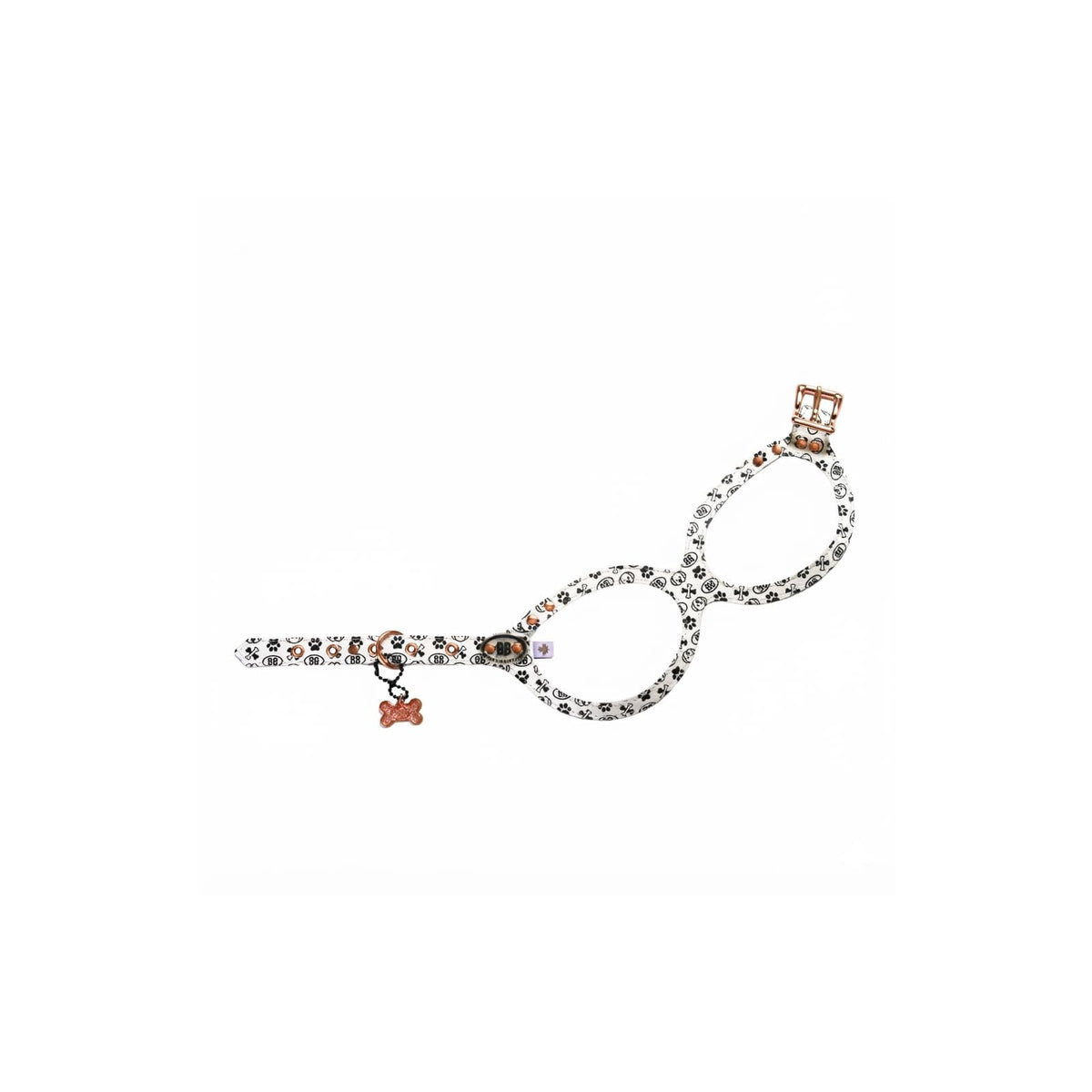 BUDDY BELT Animal Harness, 7, Blanc