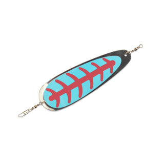 Shasta Tackle Fishing Equipment, 9 in., Nickel/Red UV