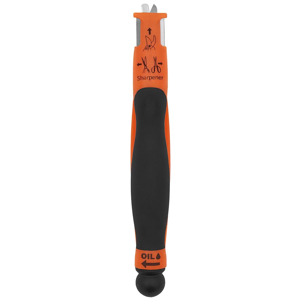 Zenport KS06 6-in-1 Multi-Sharpener for Pruners/Scissors and Knives, 8-Inches Long
