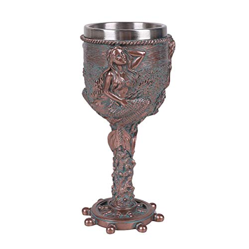 Pacific Trading Giftware Ocean Under The Sea Mermaid Goblet