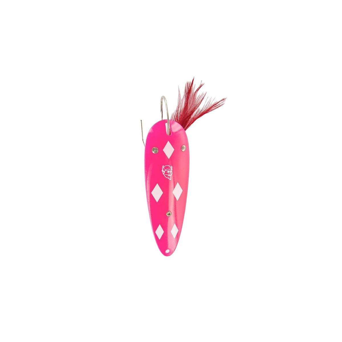 Dardevle Fishing Hook, 3/4 oz. - 2 7/8" x 1 3/16", Pink Diamonds