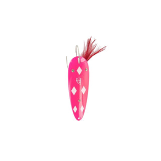 Dardevle Fishing Hook, 3/4 oz. - 2 7/8" x 1 3/16", Pink Diamonds