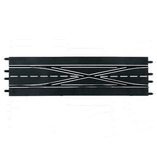 Carrera 30347 Double Lane Change Track Section add on Expansion Accessory Part Compatible with Digital 132 and 124 Slot car Tracks