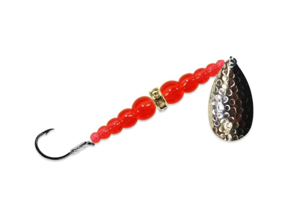 Mack's Lure Fishing Hook, #4, Nickel/Orange