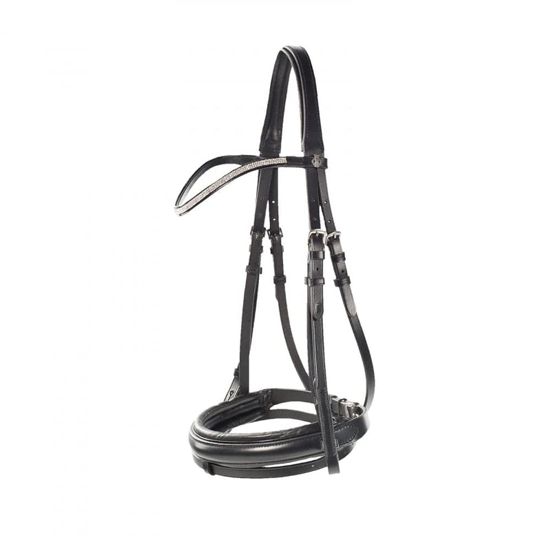 HORZE Lester Snaffle Bridle Warmblood Black