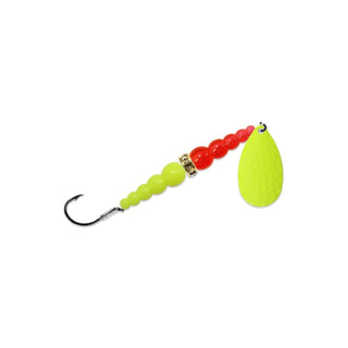 Mack's Lure Fishing Hook, #4, Chartreuse/Orange/Yellow Chartreuse