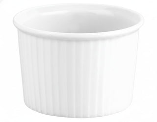 Pillivuyt Porcelain 11-Cup, 7-3/4-Inch Deep Classic Pleated Souffle Dish