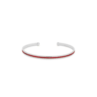 Maya J Bracelet, White Gold (Ruby), Contemporary