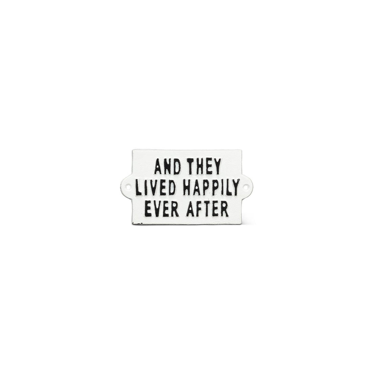 Abbott Collection Decorative Signage, 5.5-Inch, Antique White