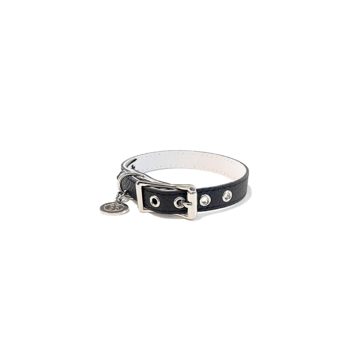 Buddy Belts Animal Collar, 10-12" x 1/2", Black