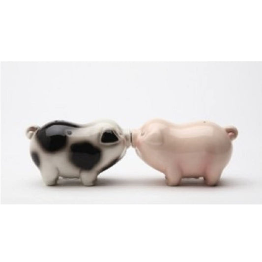 Pacific Trading Giftware Kissing Passion Piggies Collectible Salt & Pepper Shaker Set
