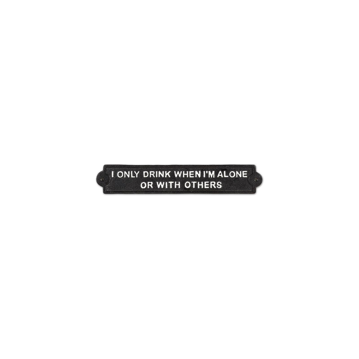 Abbott Collection Decorative Signage, Black