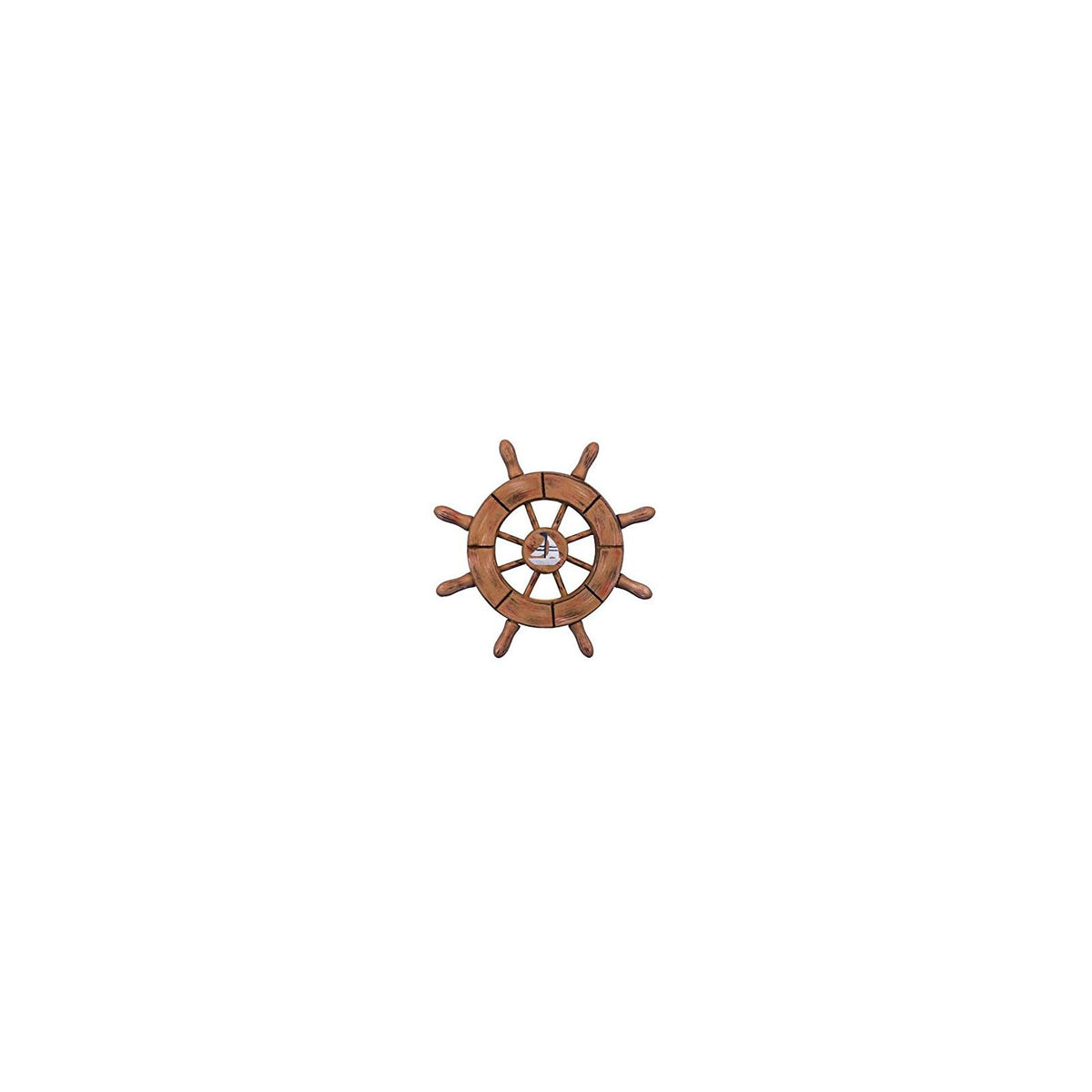 Hampton Nautical Wall Art, 6"L x 1"W, Earthy tones